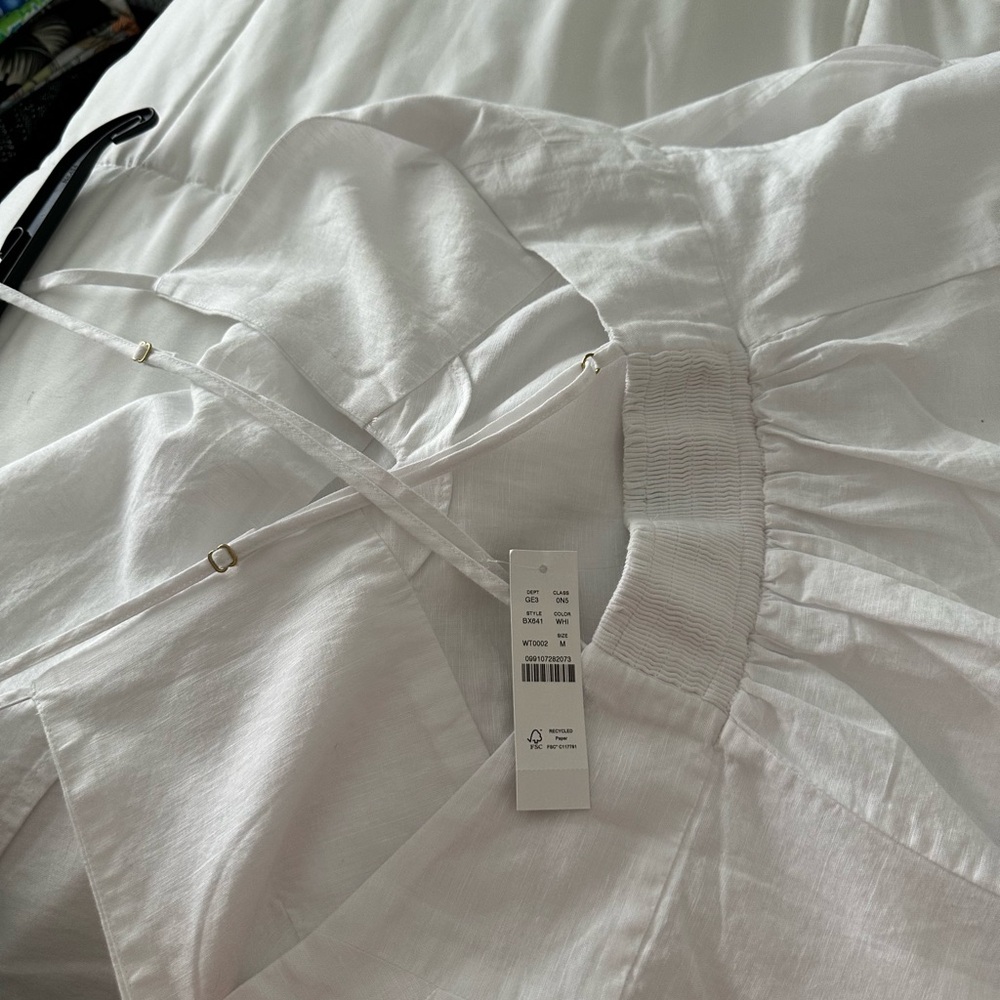 JCrew Crisp White Slip Dress - Picture 3 of 6